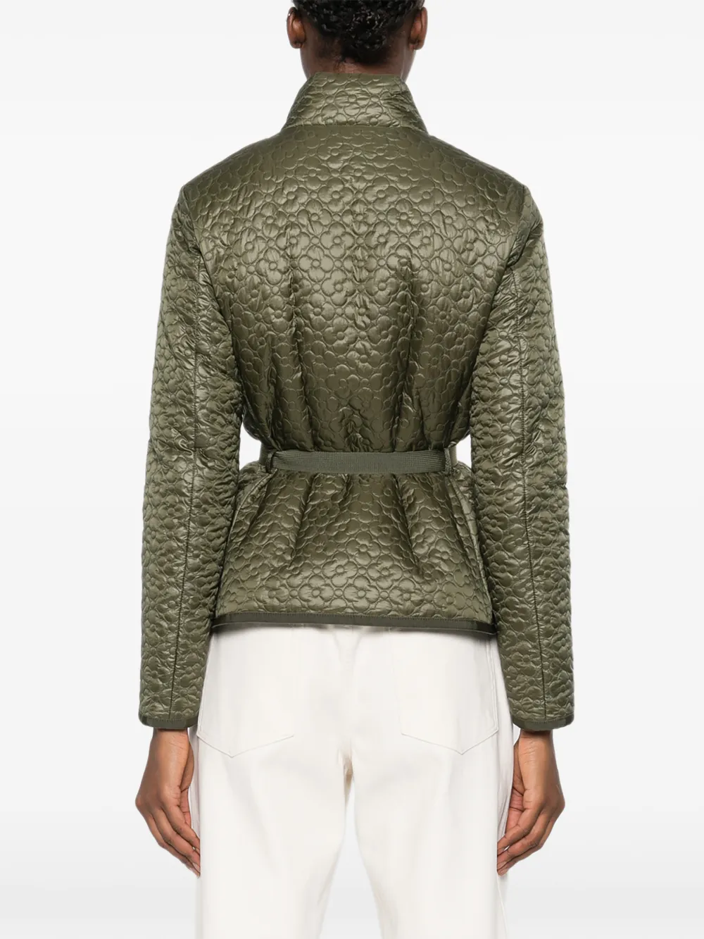 Moncler Gewatteerd jack met bloemdetail Groen