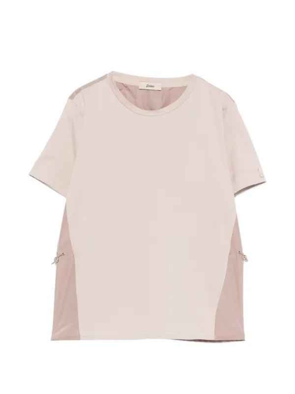Herno Drawstrings T-shirt in Pink