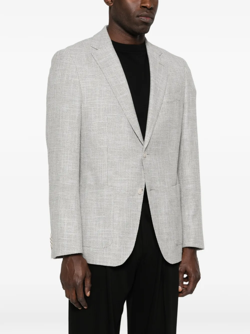  Boss Patterned Jacket - Grey 
