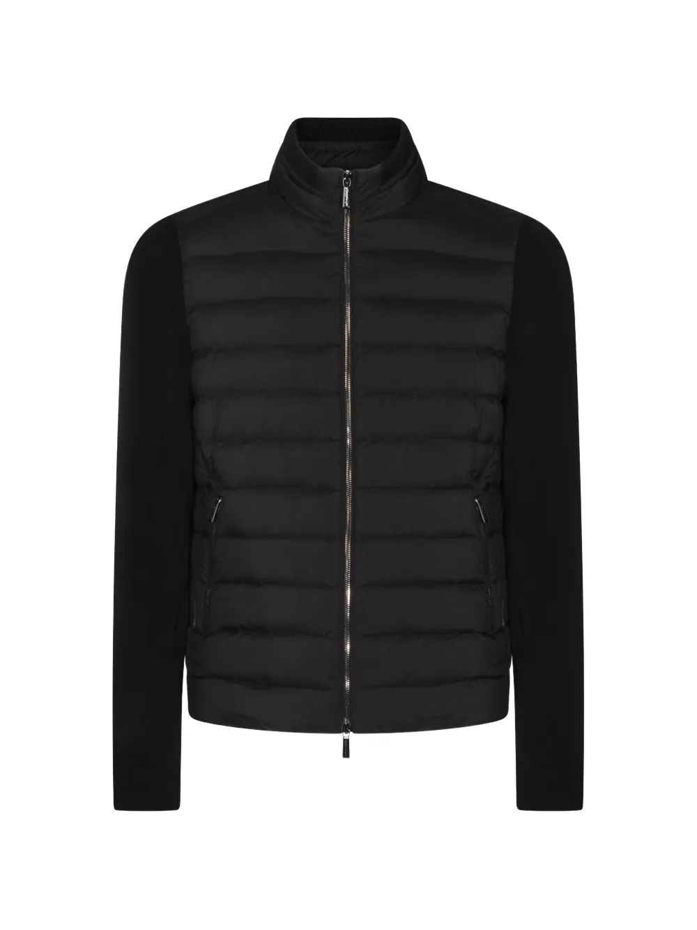 Moorer quilted zip-up jacket - Black