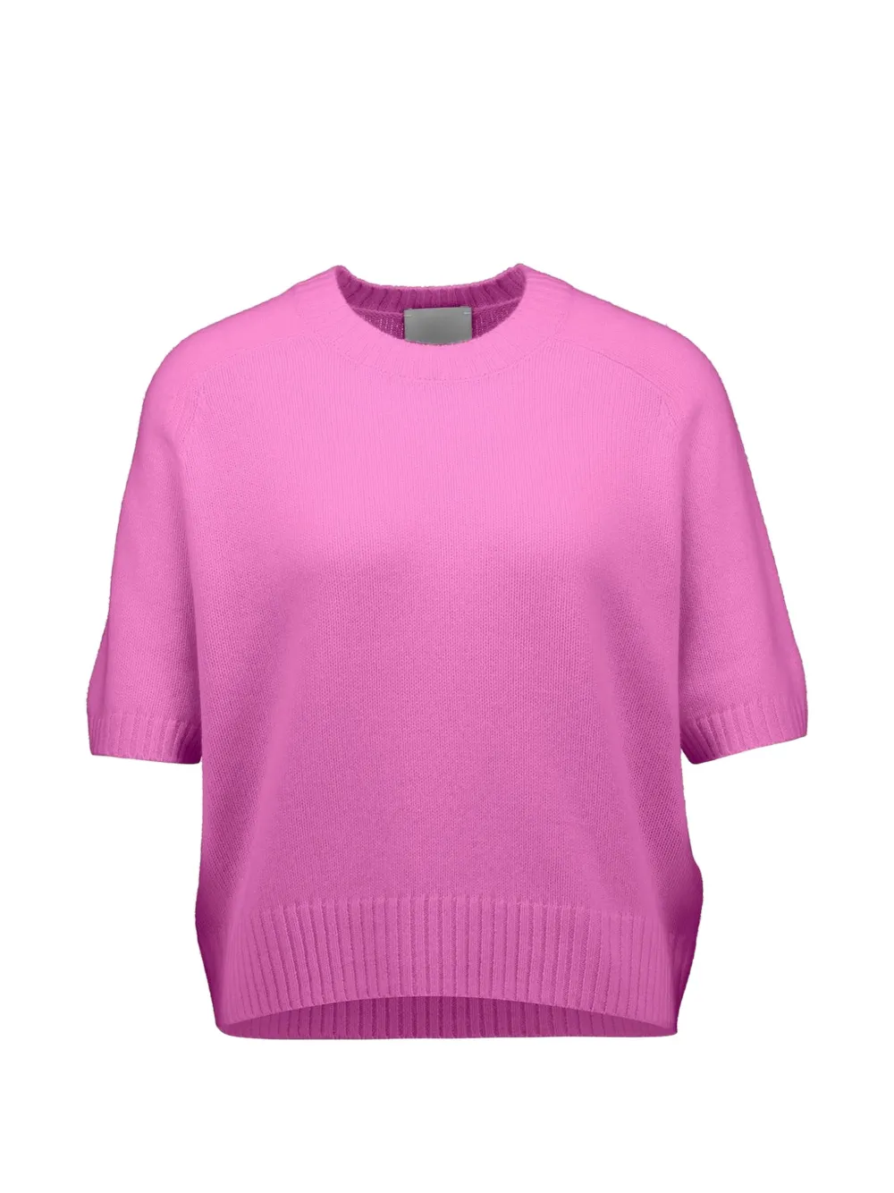 Allude short-sleeve cashmere sweater - Rosa