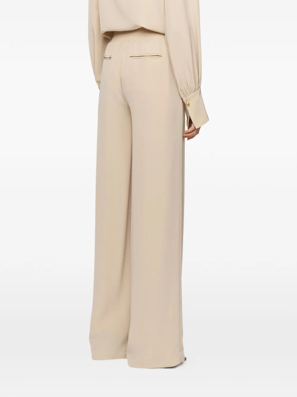 Nour High-Rise Wide-Leg Trousers