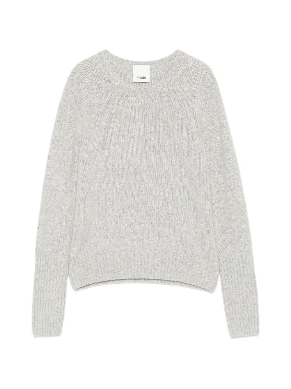 Allude round-neck cashmere sweater - Grigio
