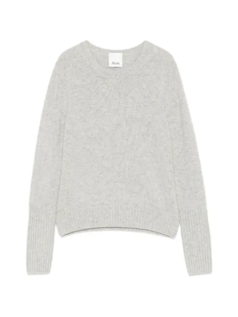 Allude round-neck cashmere sweater