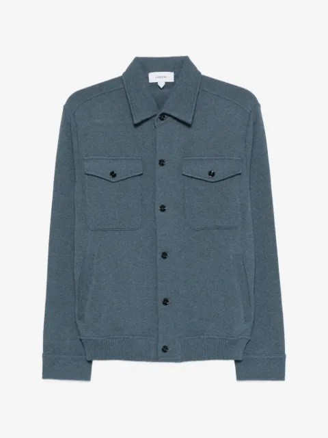 Lardini buttoned pocket cotton jacket