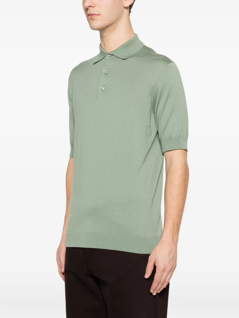  Lardini Polo Con Botones - Verde 