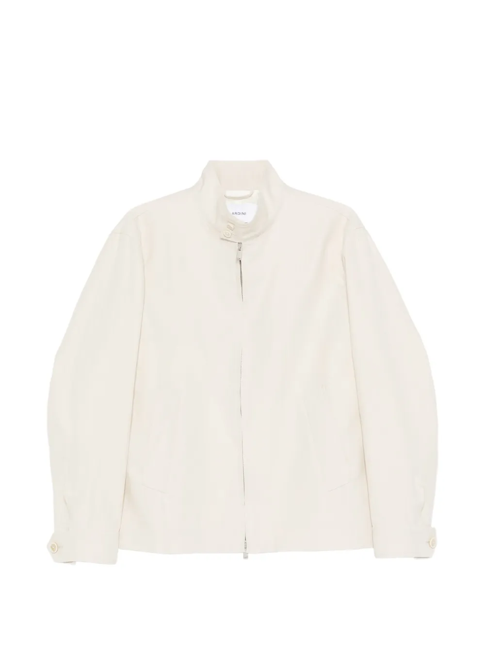 Lardini zip linen jacket - Toni neutri