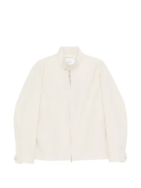 Lardini zip linen jacket