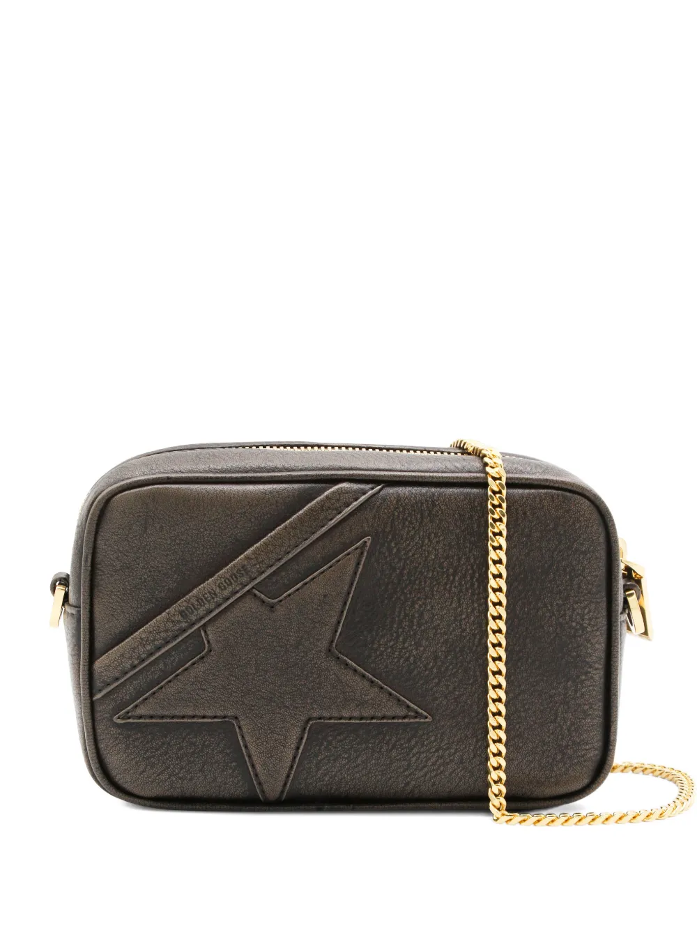 Golden Goose mini star-appliqué cross body bag - Marrone