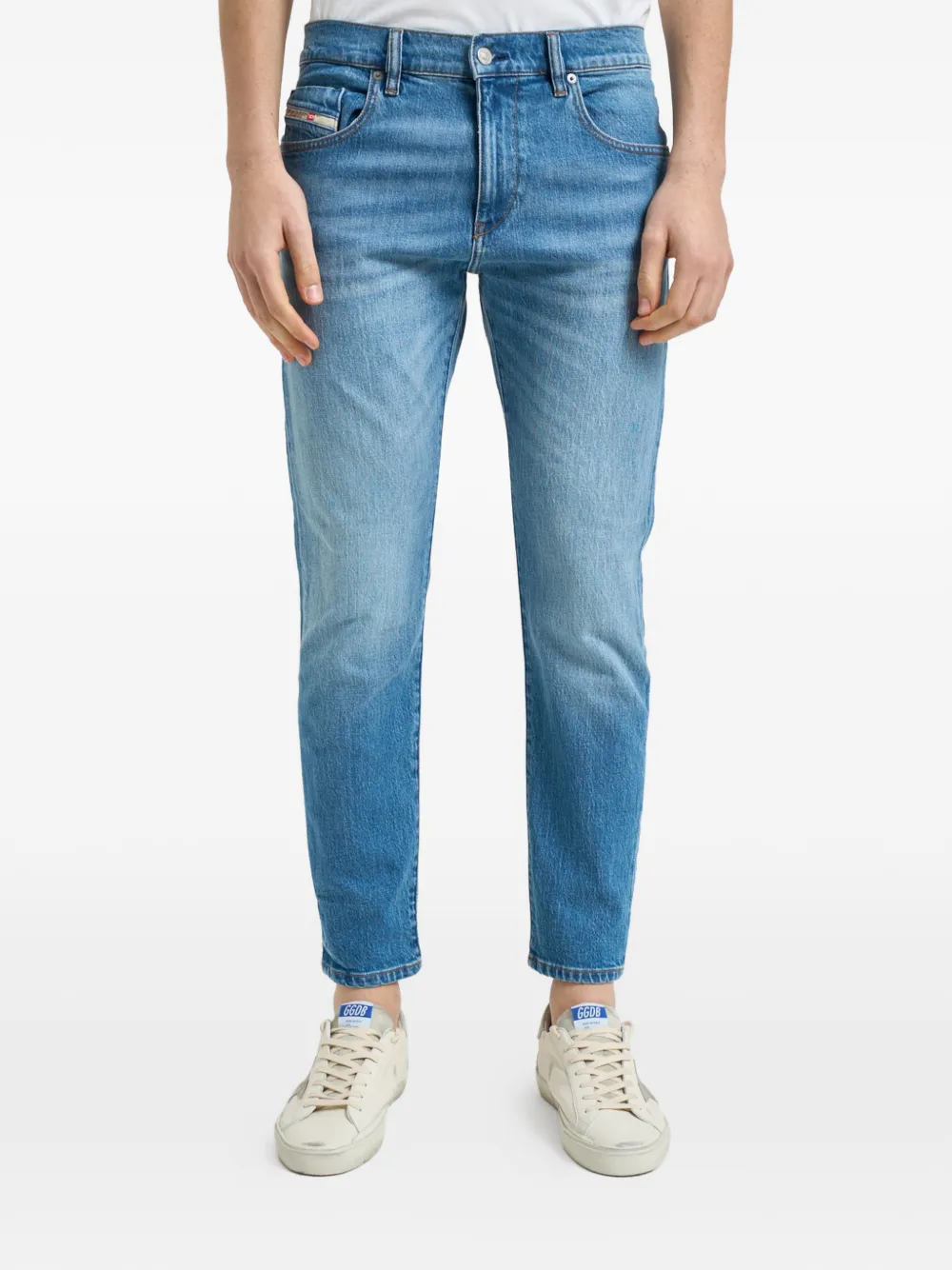 Diesel D-Strukt five-pocket jeans - Blu
