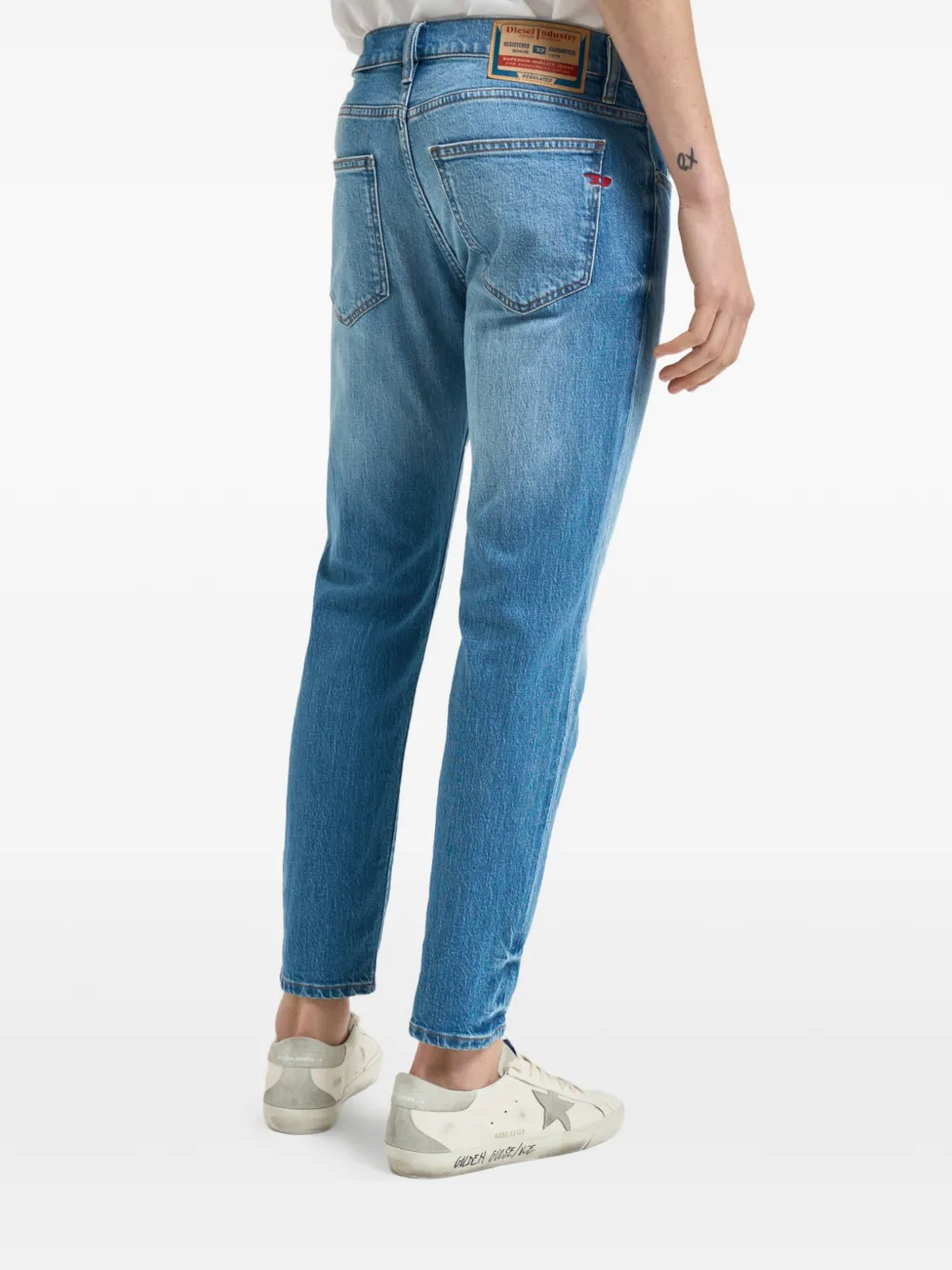 Diesel D-Strukt jeans met vijf zakken Blauw