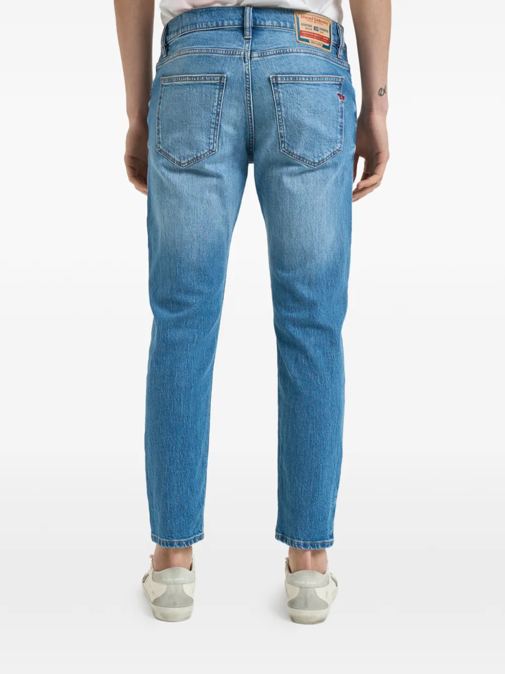 Diesel D-Strukt jeans met vijf zakken Blauw