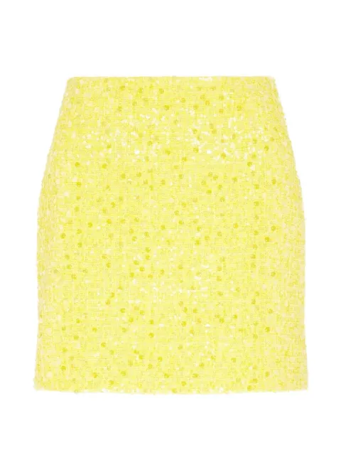 David Koma falda corta bordada con lentejuelas