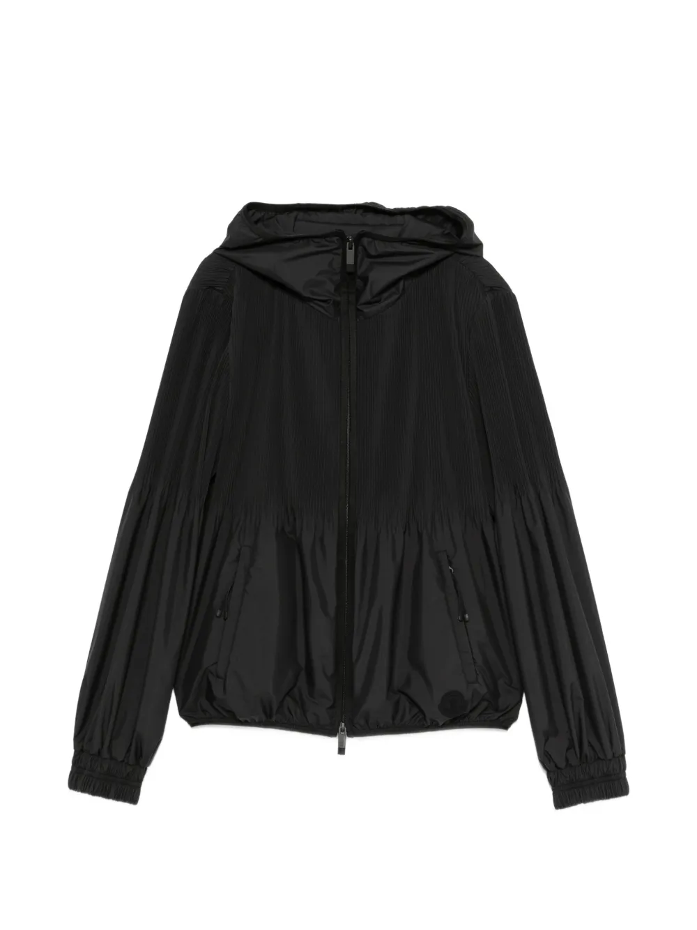 MONCLER Plissierte Bomberjacke - Schwarz