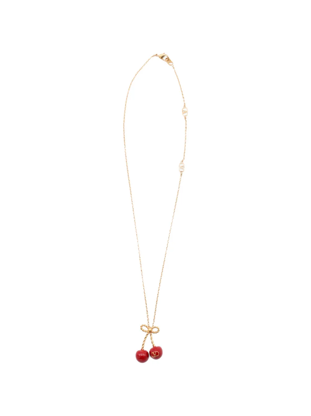 Valentino Garavani Cherryfic charm necklace - Oro