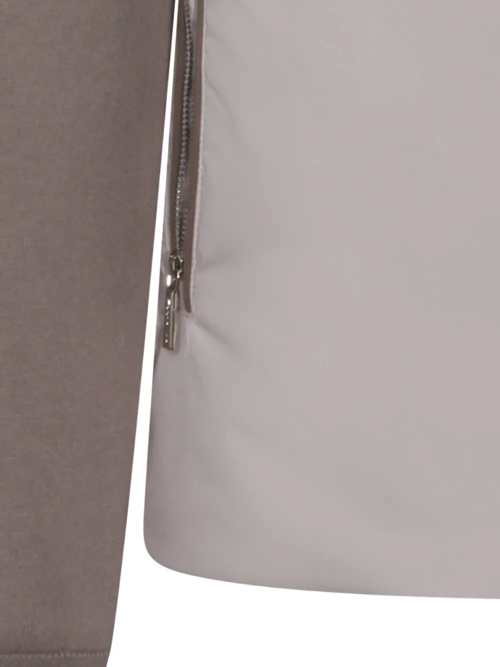 Moorer Jack met capuchon en rits Beige