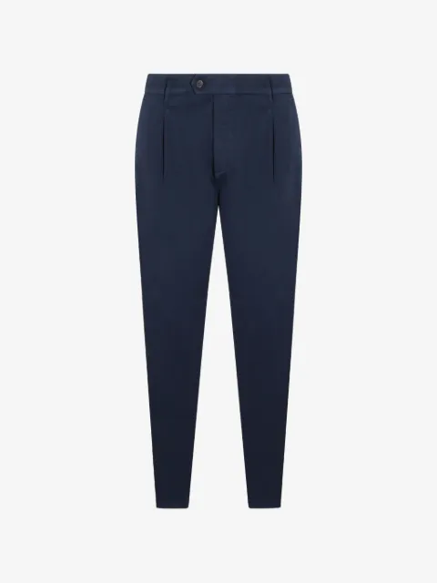 Eleventy button pleated trousers
