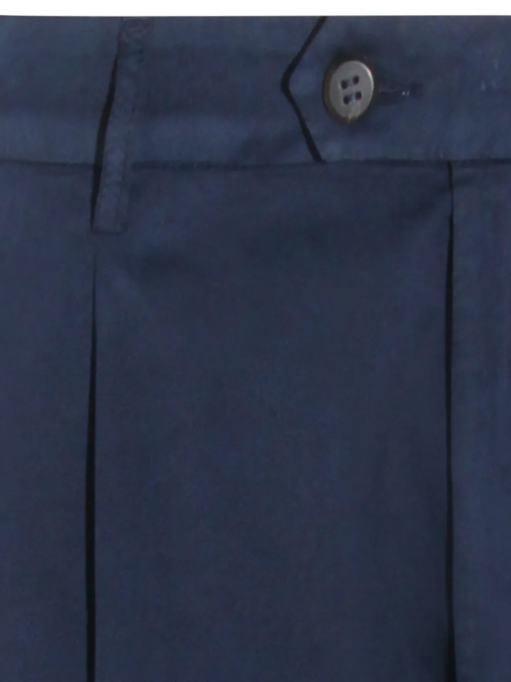  Eleventy Button Pleated Trousers - Blue 