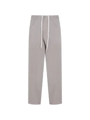 MM6 Maison Margiela wide-leg Trousers | Grey | FARFETCH NO