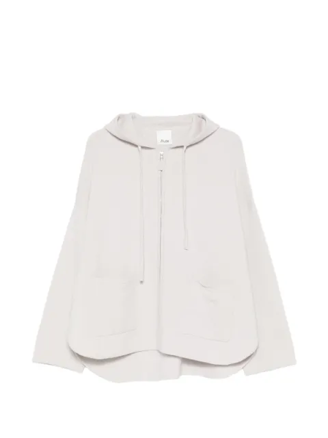 Allude cardigan à fermeture zippée