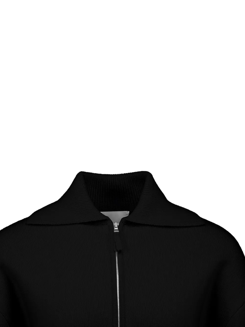  Allude Zip-up Cardigan - Black 