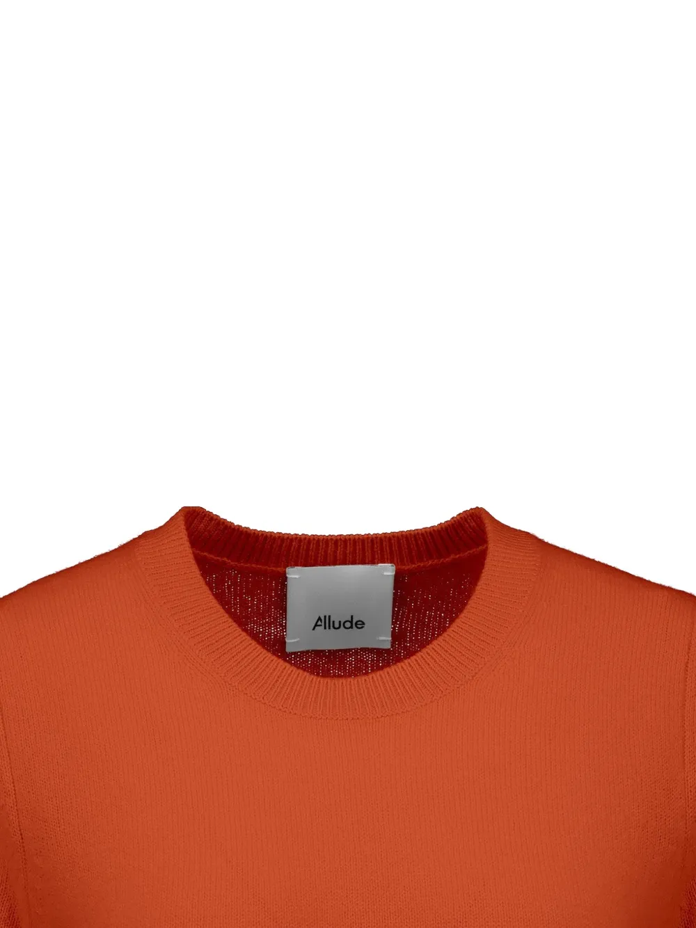  Allude Pull Ajusté à Manches Courtes - Orange 