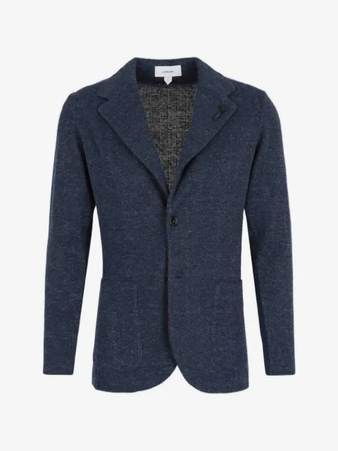 Lardini blazer con bolsillo de parche