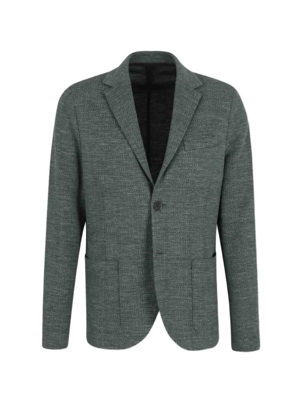 Harris Wharf London single-breasted patch-pocket blazer - Verde