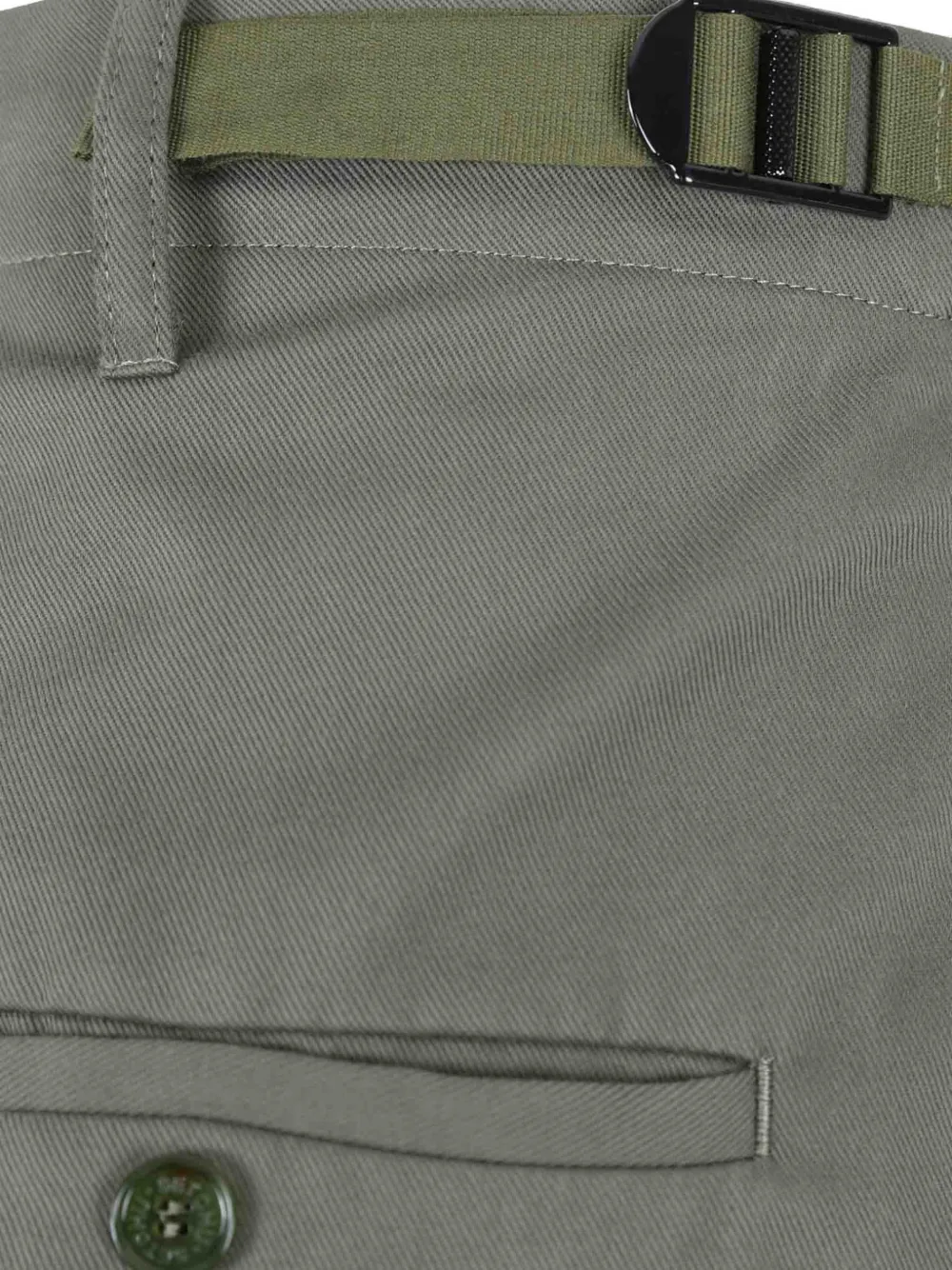 Setchu Geplooide cargo broek Groen