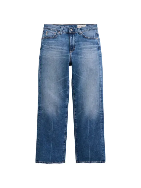 AG Jeans frayed cropped jeans