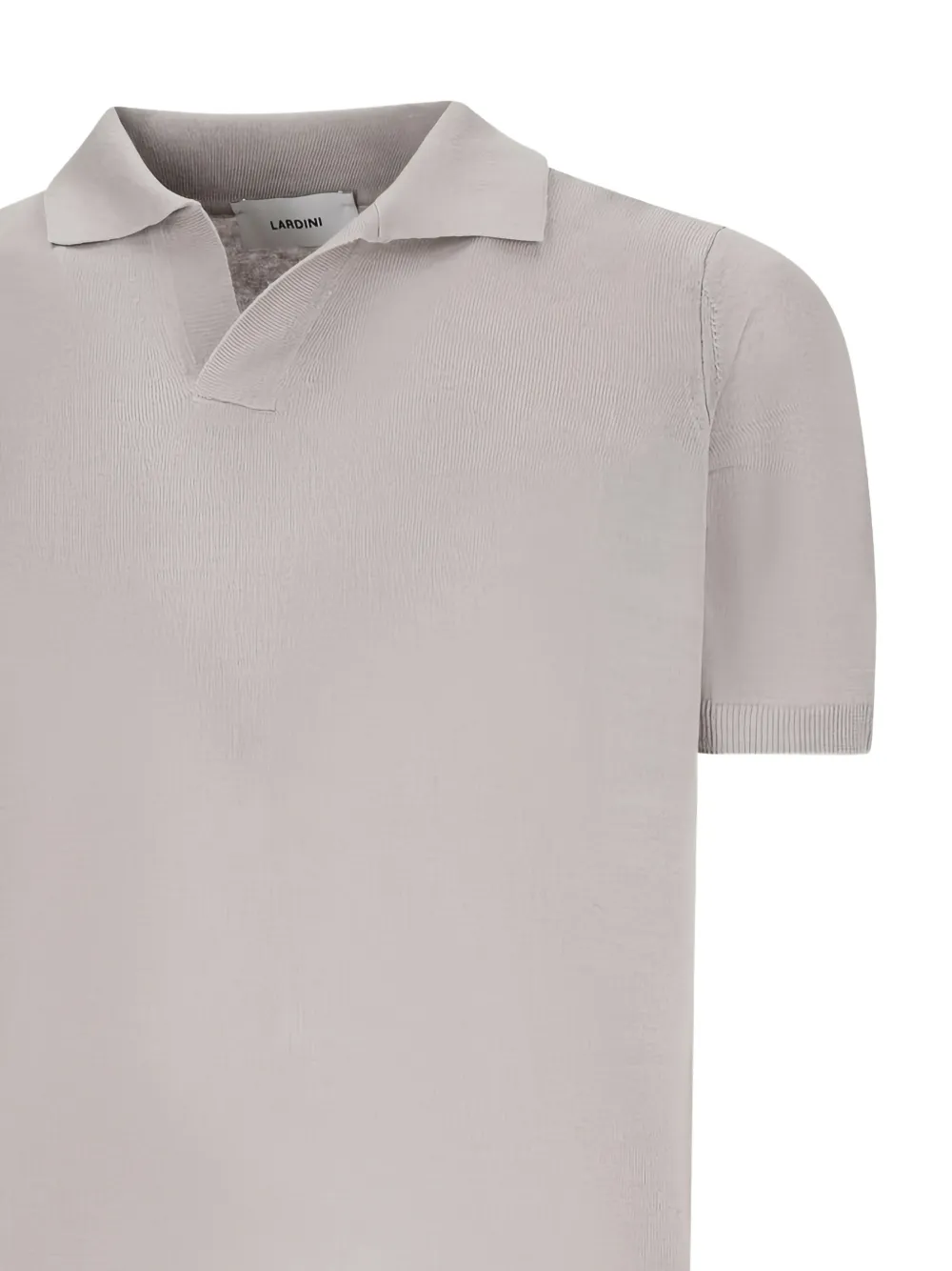 Lardini T-shirt met polokraag Beige