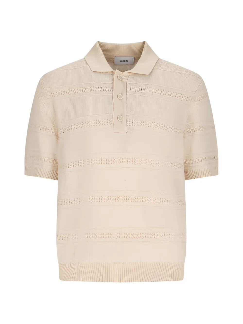 Lardini knit polo shirt - Toni neutri