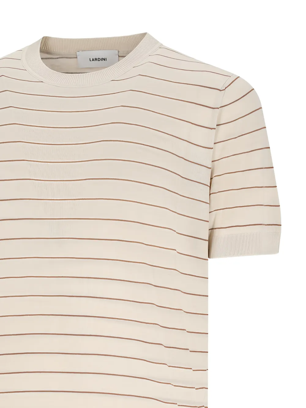  Lardini Striped T-shirt - Neutrals 