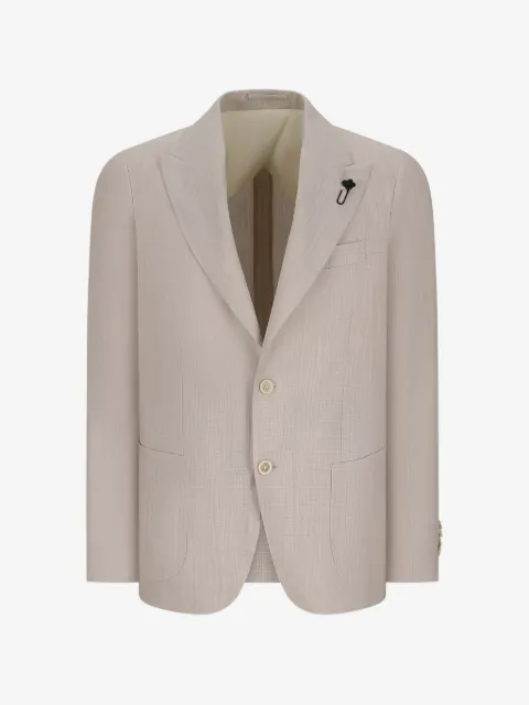 Lardini notched-lapel iconic jacket