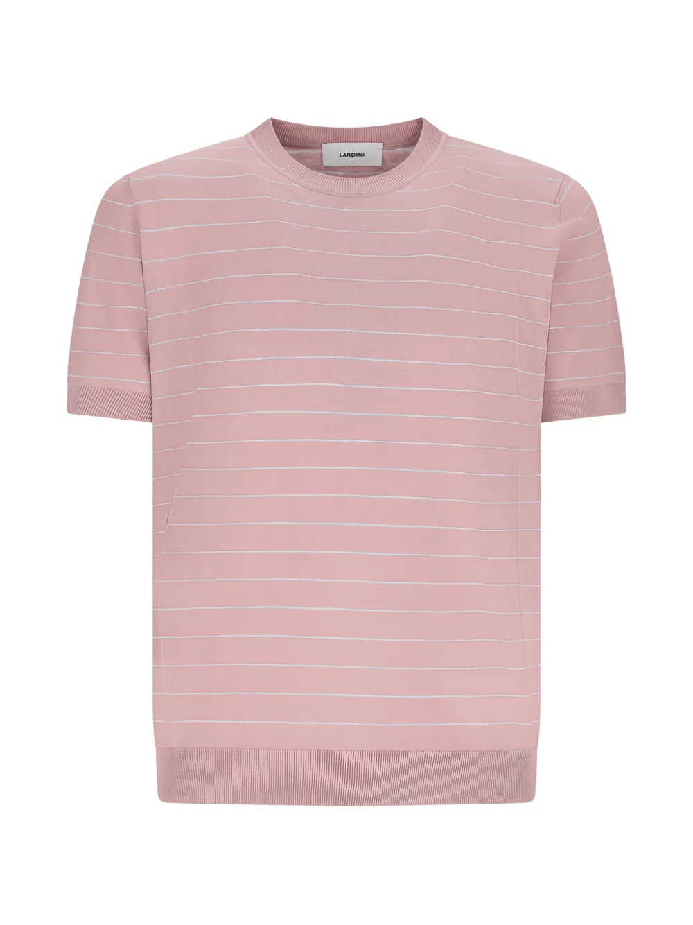 Lardini striped short-sleeve T-shirt - Rosa