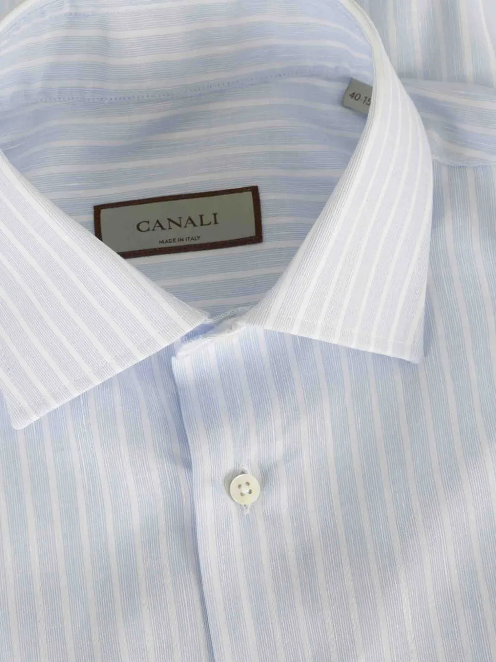  Canali Striped Shirt - Blue 
