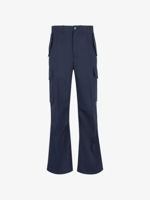 Setchu belt-loops cargo trousers