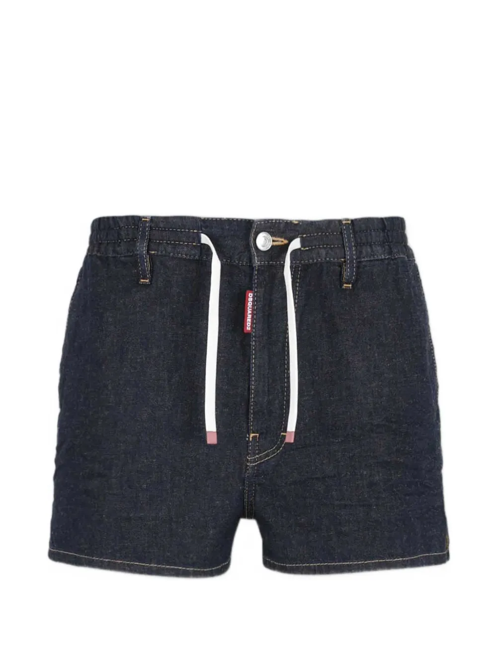 DSQUARED2 belt-loops drawstring shorts - Blu