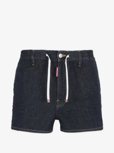 DSQUARED2 shorts con cordones en la pretina