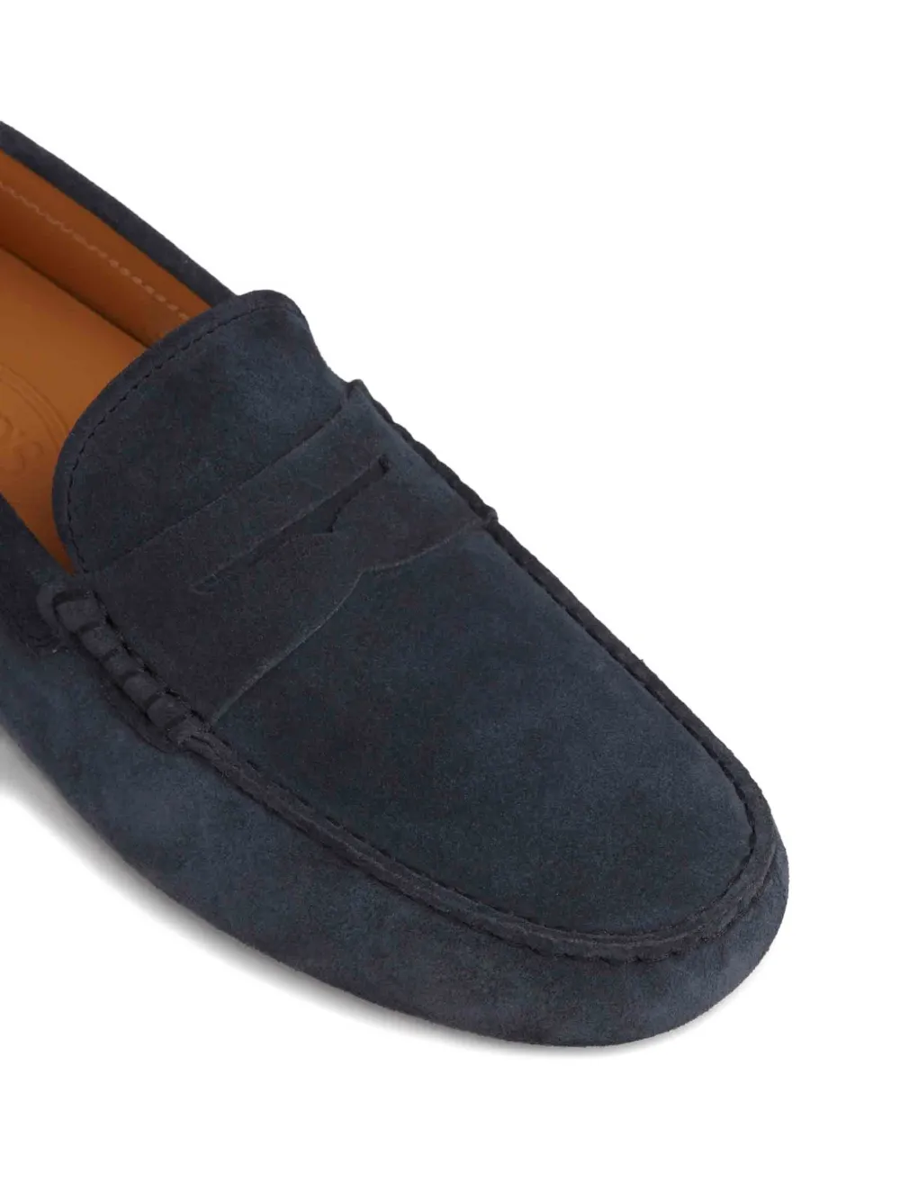 Tod's Gommino omgekeerde penny loafers Blauw