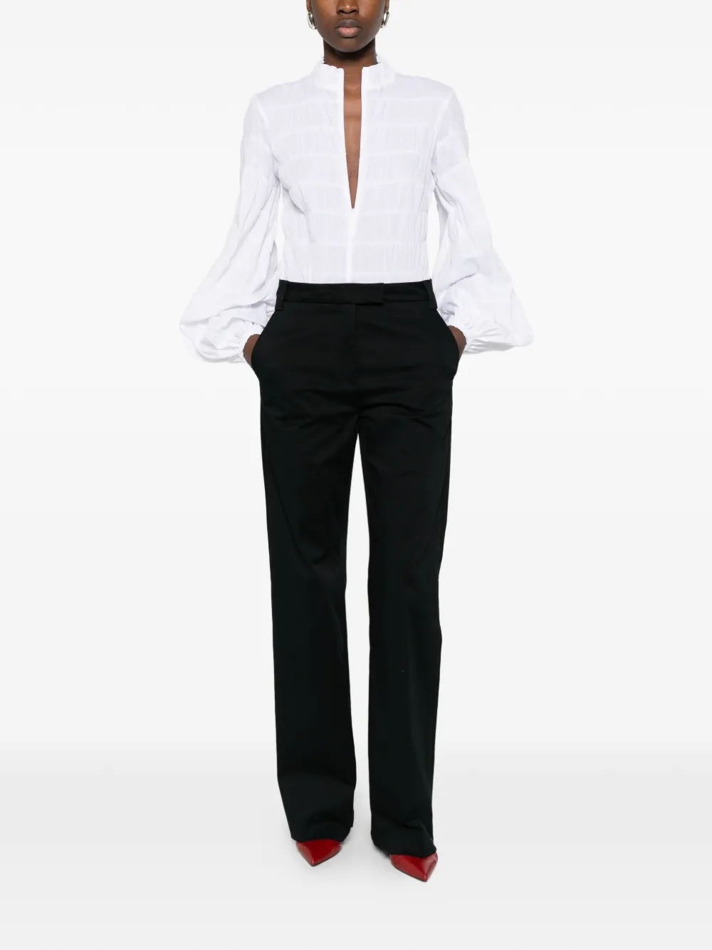  Thelatest Belt-loop Pocket Trousers - Black 