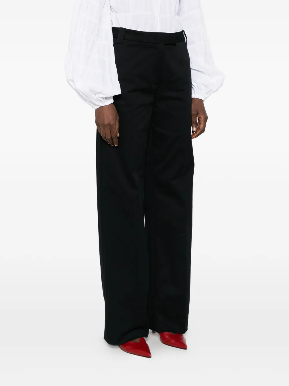  Thelatest Belt-loop Pocket Trousers - Black 