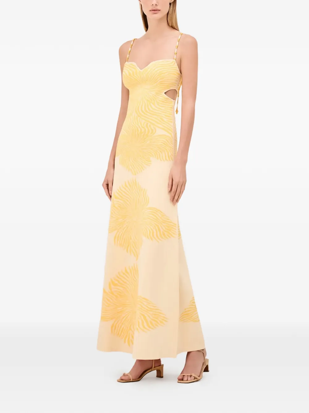 Alexis floral day dress - Toni neutri