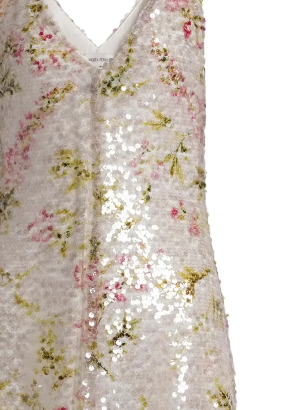  Alberta Ferretti Floral-print Dress - Neutrals 