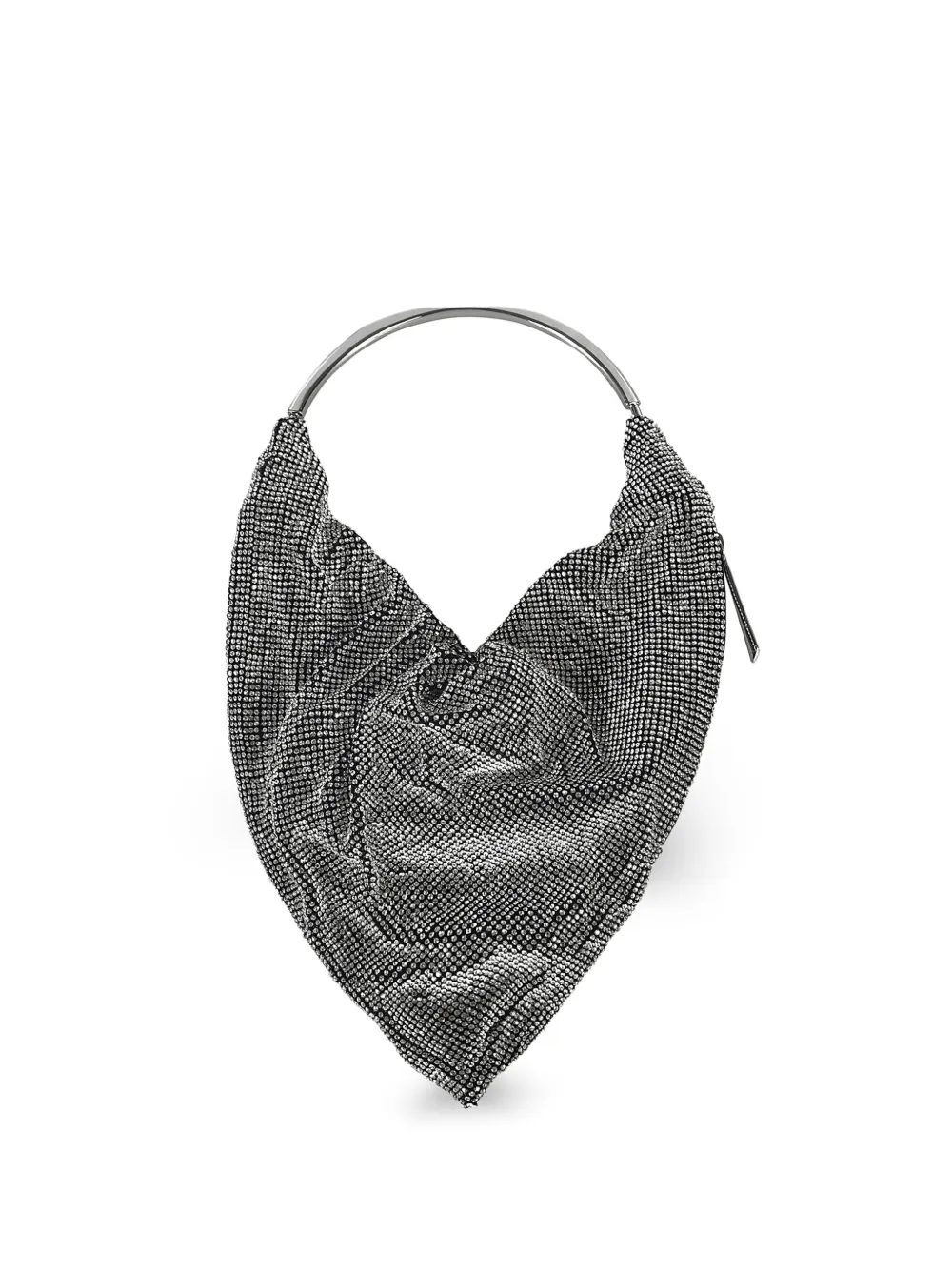 Benedetta Bruzziches metal handle satchel - Argento