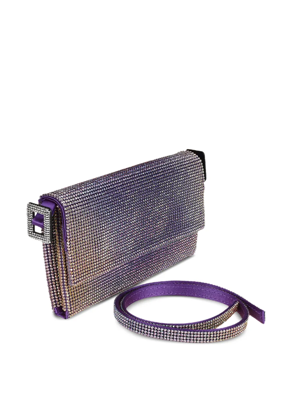Crystal-Embellished Satchel