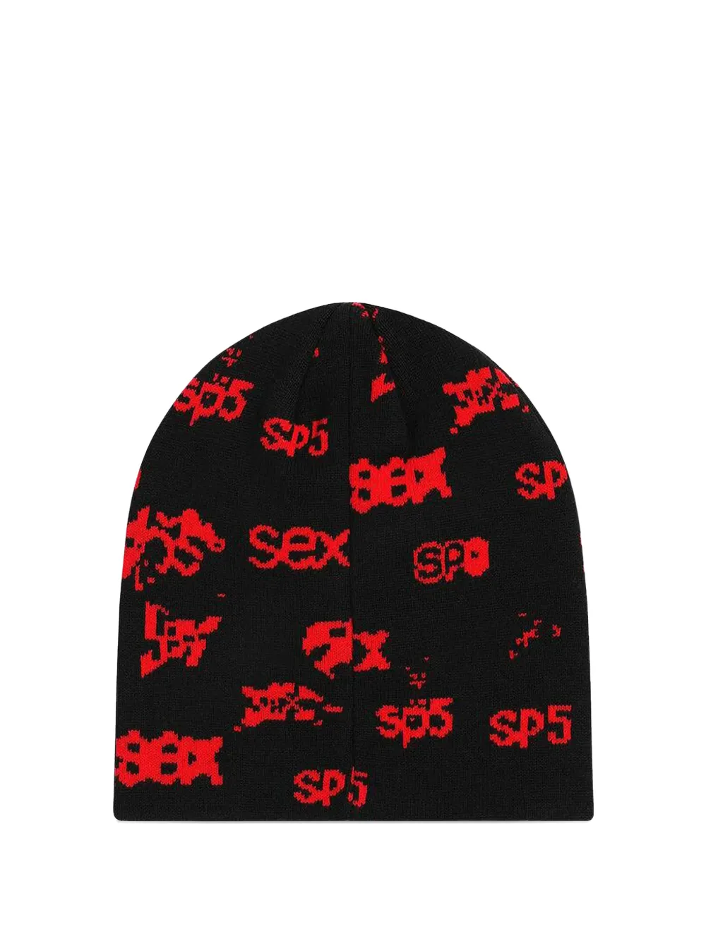 SP5DER Skulley beanie hat - Nero
