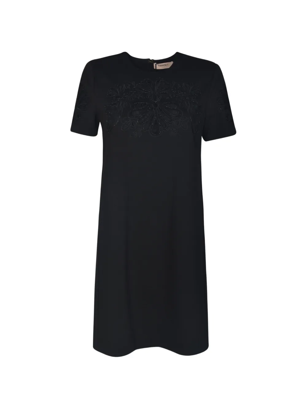 TWINSET embellished T-shirt dress - Nero