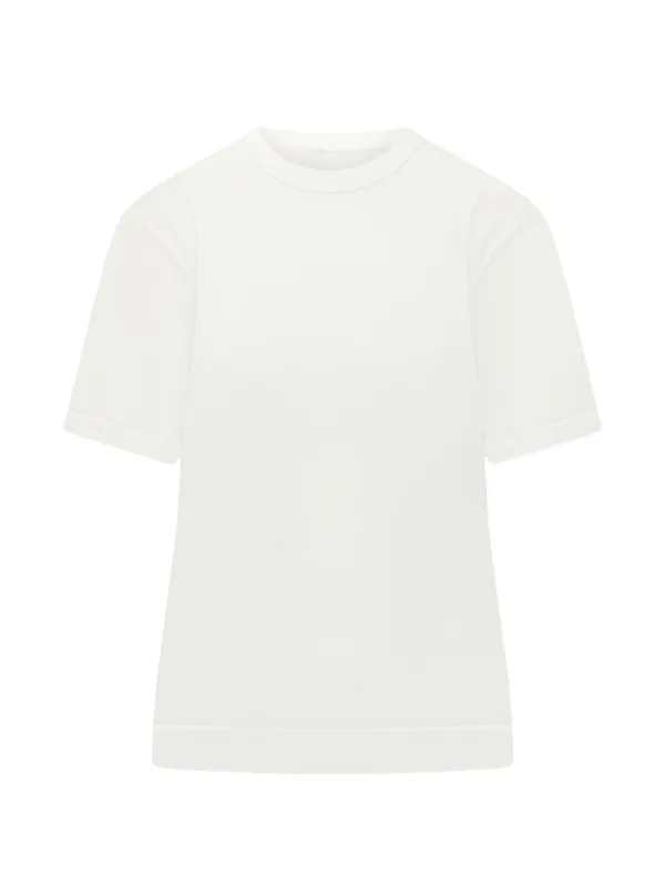 Ami Paris Cotton T-shirt in Neutrals