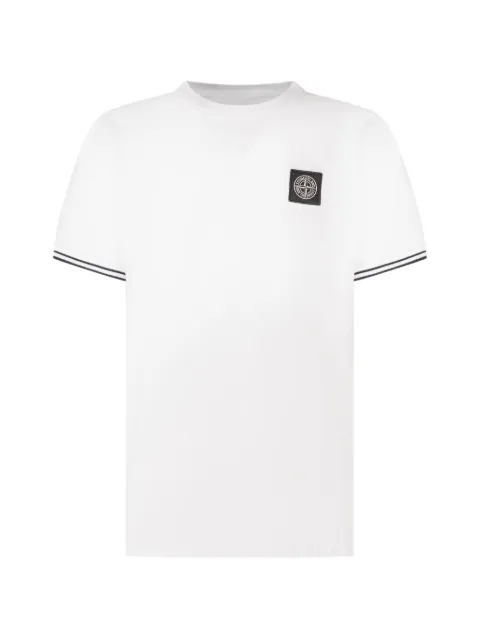Stone Island Junior playera con parche del logo
